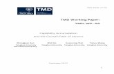 TMD Working Paper: TMD-WP-59
