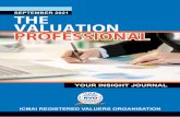 SEPTEMBER 2021 THE VALUATION PROFESSIONAL