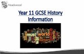 Year 11 GCSE History Information