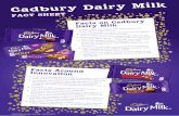 Cadbury Dairy Milk FACT SHEET Facts on Cadbury Dairy Milk