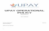 UPAY OPERATIONAL POLICY