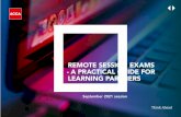 REMOTE SESSION EXAMS - A PRACTICAL GUIDE FOR LEARNING …