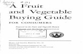 Fruit and Vegetable Buying Guide