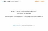 STATE CAPACITY ASSESSMENT (SCA)