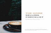 THE HOME SELLING CHECKLIST