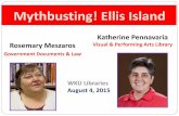 Mythbusting! Ellis Island