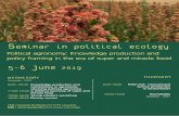 Seminar in political ecology