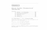 First Order Numerical Methods - Math