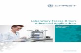 Laboratory Freeze Dryers Advanced Applications