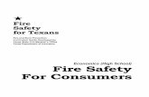 Fire Safety For Consumers - Texas