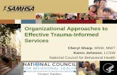Organizational Approaches to Effective Trauma-Informed ...