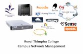 Royal Thimphu College Campus Network Management