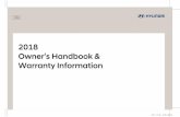 2018 Owner's Handbook & Warranty Information