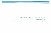 Program Guidelines 2021/22