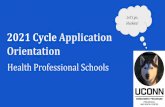 2021 Cycle Application Orientation