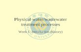 Physical water/wastewater treatment processes - ajou.ac.kr
