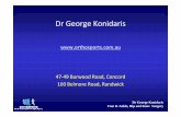 Dr George Konidaris - Orthosports