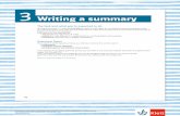 3 Writing a summary - Klett Sprachen