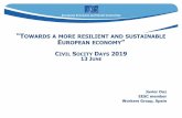 OWARDS A MORE RESILIENT AND SUSTAINABLE EUROPEAN …