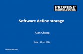 Software define storage