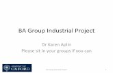 BA Group Industrial Project - Oxford University