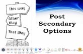 Post Secondary Options - Ministry of Education