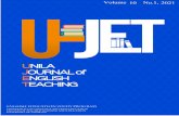 U-JET: Unila Journal of English Teaching