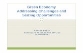 Green Economy Addressing Challenges and Sii O t itiSeizing ...