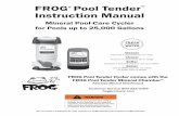 FROG Pool Tender Instruction Manual