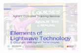 Elements of Lightwave Technology