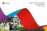 Leeds Trinity University Strategic Plan 2021-2026