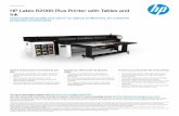 Ink HP Latex R2000 Plus Printer with Tables and
