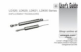 Displacement Transducers LD320, LD620, LD621, LD630