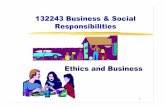 132243 Business & Social Responsibilities