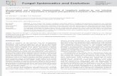 VOLUME 8 ungal Systematics and E Àolution DECEMBER 2021