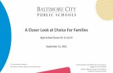 A Closer Look at Choice For Families