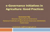 e-Governance Initiatives in Agriculture: Good Practices