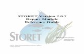 STORET Version 2.0.7 Report Module Reference Guide