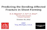 Predicting the Bending-Affected Fracture in Sheet Forming