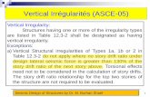 Vertical Irrégularités (ASCE-05)