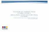 Veteran Directed Care (VDC) Billing and Invoicing Guide