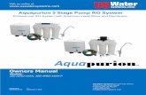Aquapurion 5 Stage Pump RO System