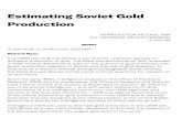 Estimating Soviet Gold Production