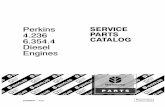 Perkins SERVICE 4.236 PARTS CATALOG