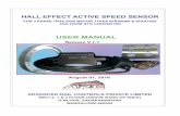 HALL EFFECT speed sensor user manual AUG2016