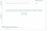Social and Economic Impacts of Rural Road Improvements in ...