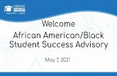 Student Success Advisory African American/Black Welcome