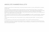 ABSOLUTE HAMMER BULLETS