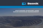 SOFTWARE SUPPORT AND MAINTENANCE AGREEMENT