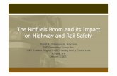 The Biofuels Boom and its Impact on Highway and Rail Safety